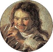 Frans Hals Boy holding a Flute oil on canvas
